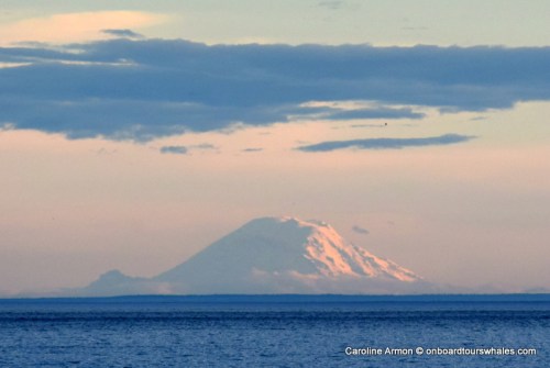 Mount Rainier about 90 miles away